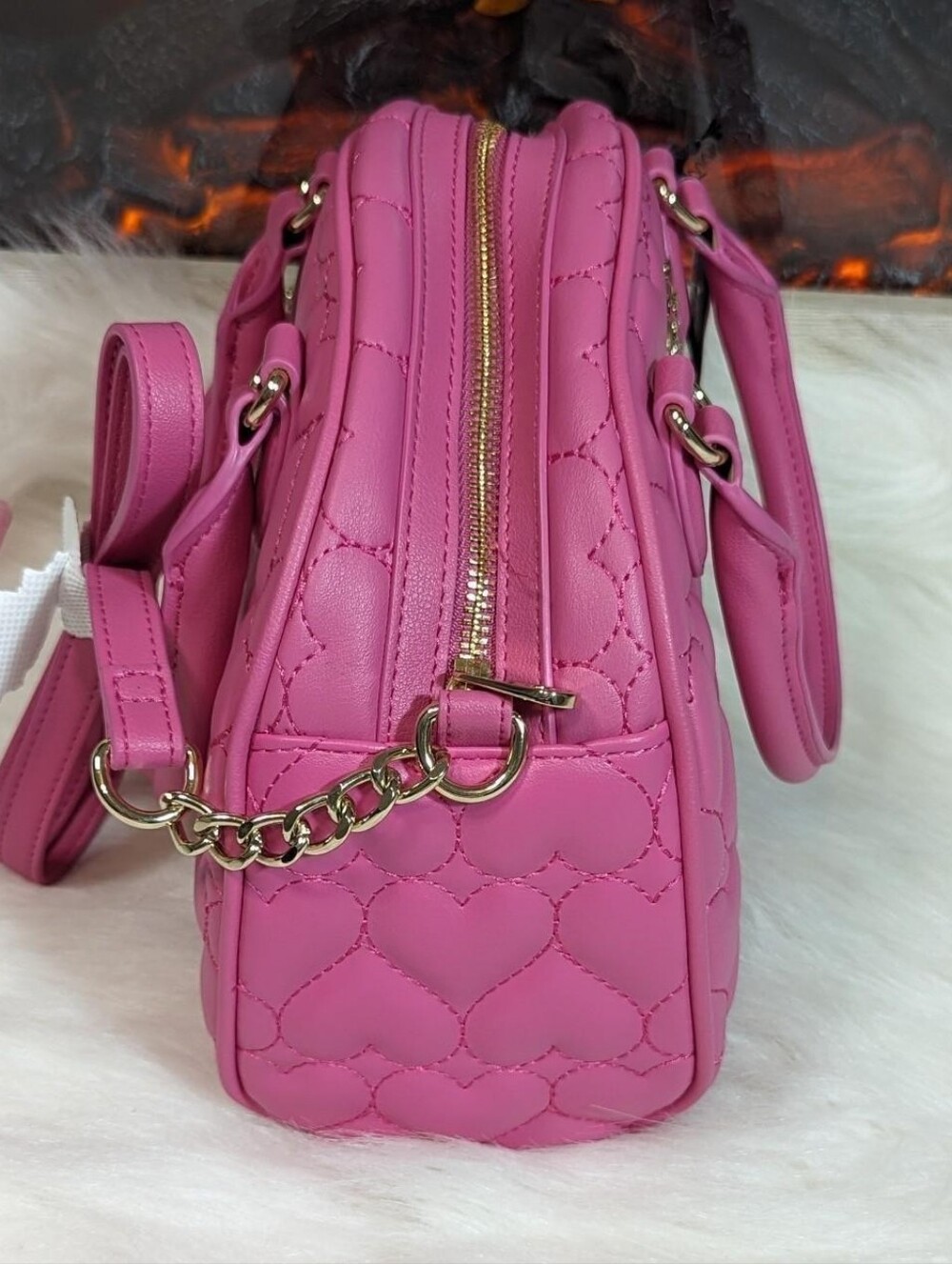 Juicy Couture Hot Pink Flawless Dome Satchel Juicy Couture Bundle - Picture 4 of 9